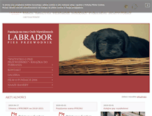 Tablet Screenshot of fundacja.labrador.pl